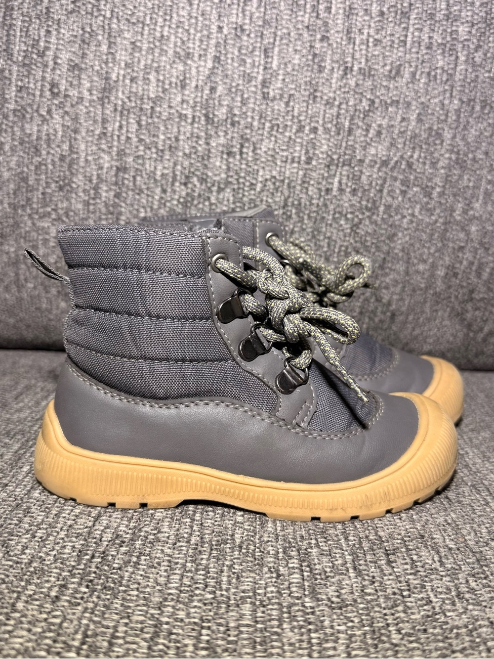 Toddler Fox Boots Cat & Jack™ Charcoal Gray size 9